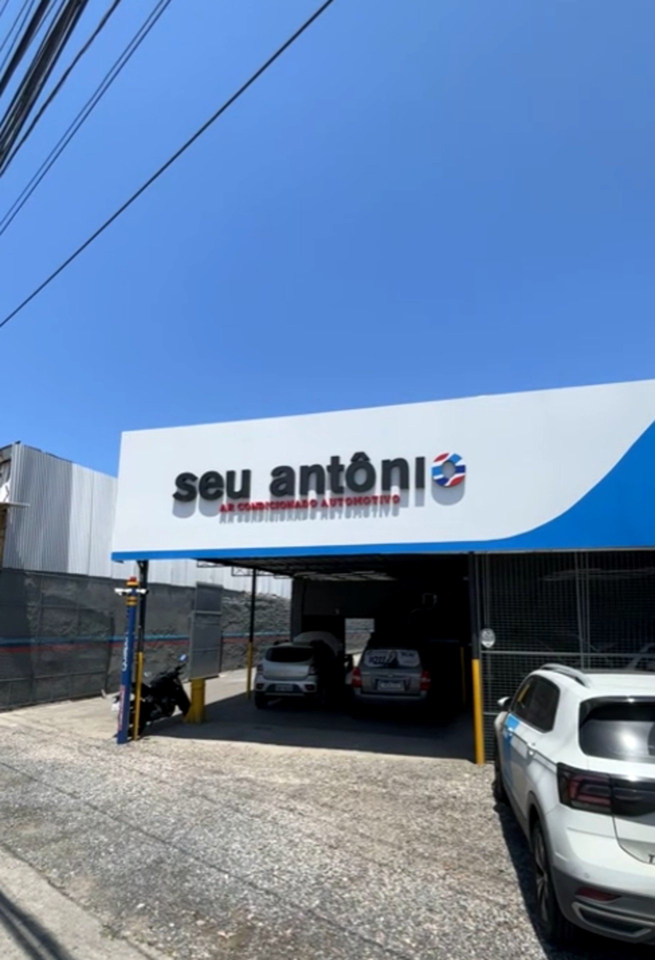 Fachada da Seu Antônio Ar-condicionado automotivo
